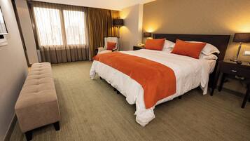 Premium bedding, minibar, in-room safe, desk