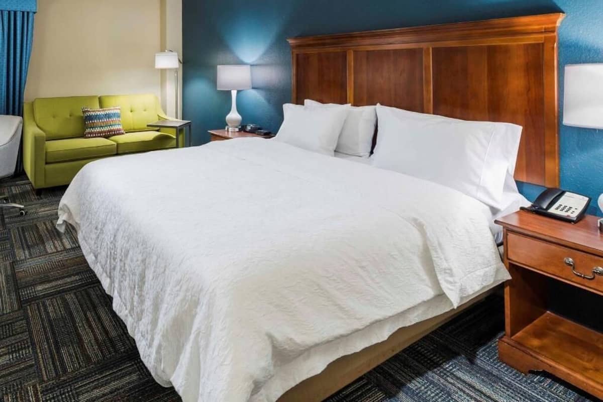 Premium bedding, pillowtop beds, in-room safe, desk