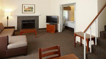 48-inch TV with cable channels, Netflix, streaming services