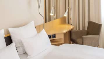 Habitación estándar (Extra Large) | Ropa de cama de alta calidad, camas con efecto memoria y minibar