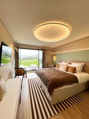 1 slaapkamer, luxe beddengoed, een minibar, een kluis op de kamer