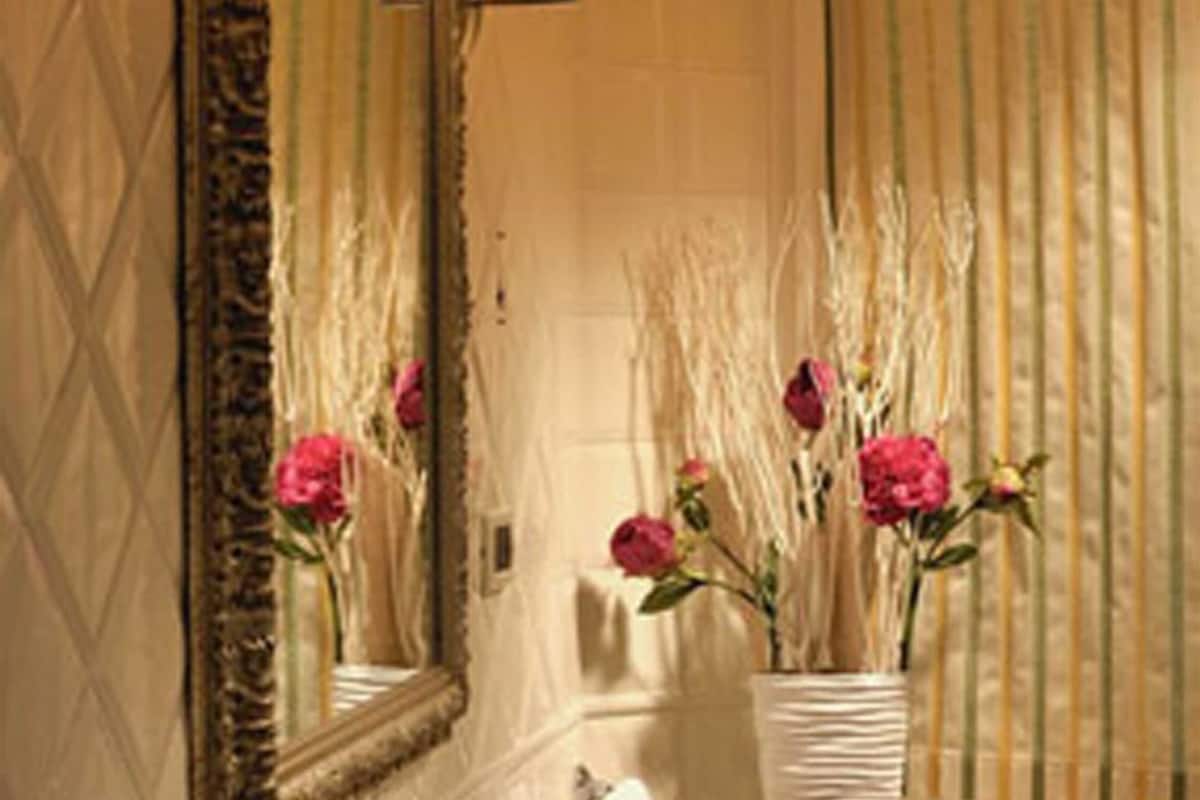 hair dryer, bidet, towels, soap