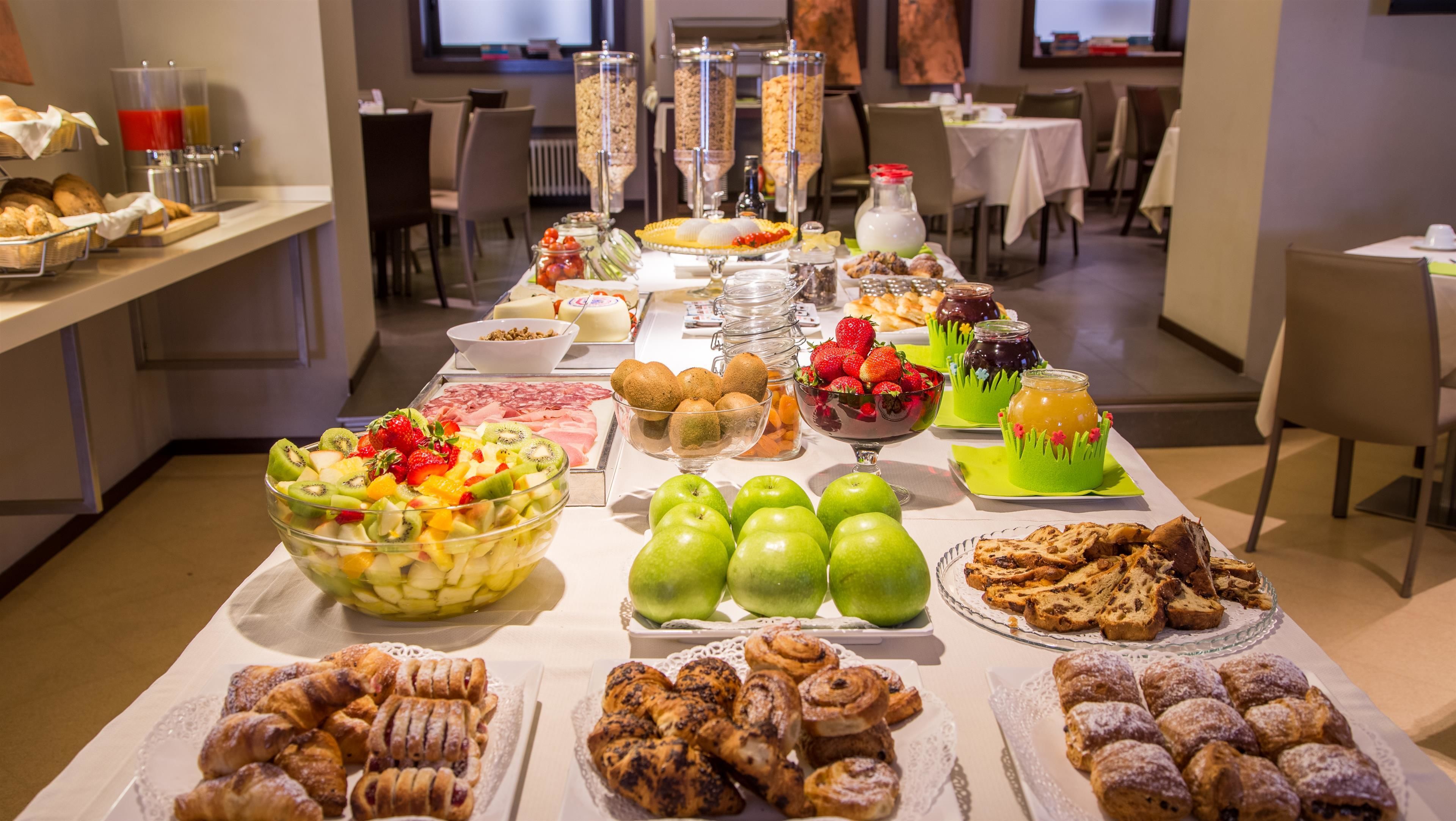 daily buffet breakfast (eur 12 per person)