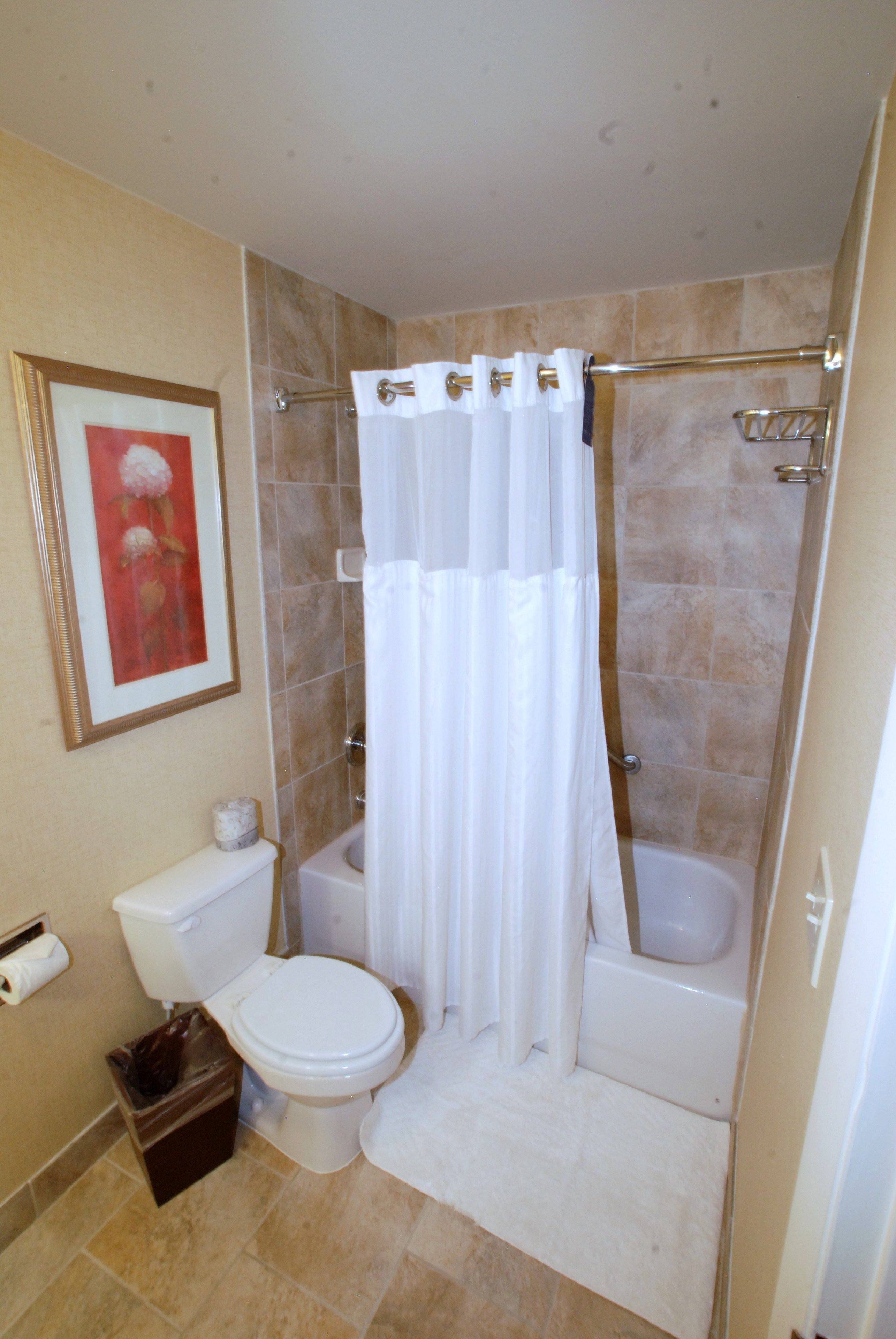 eco-friendly toiletries, hair dryer, towels