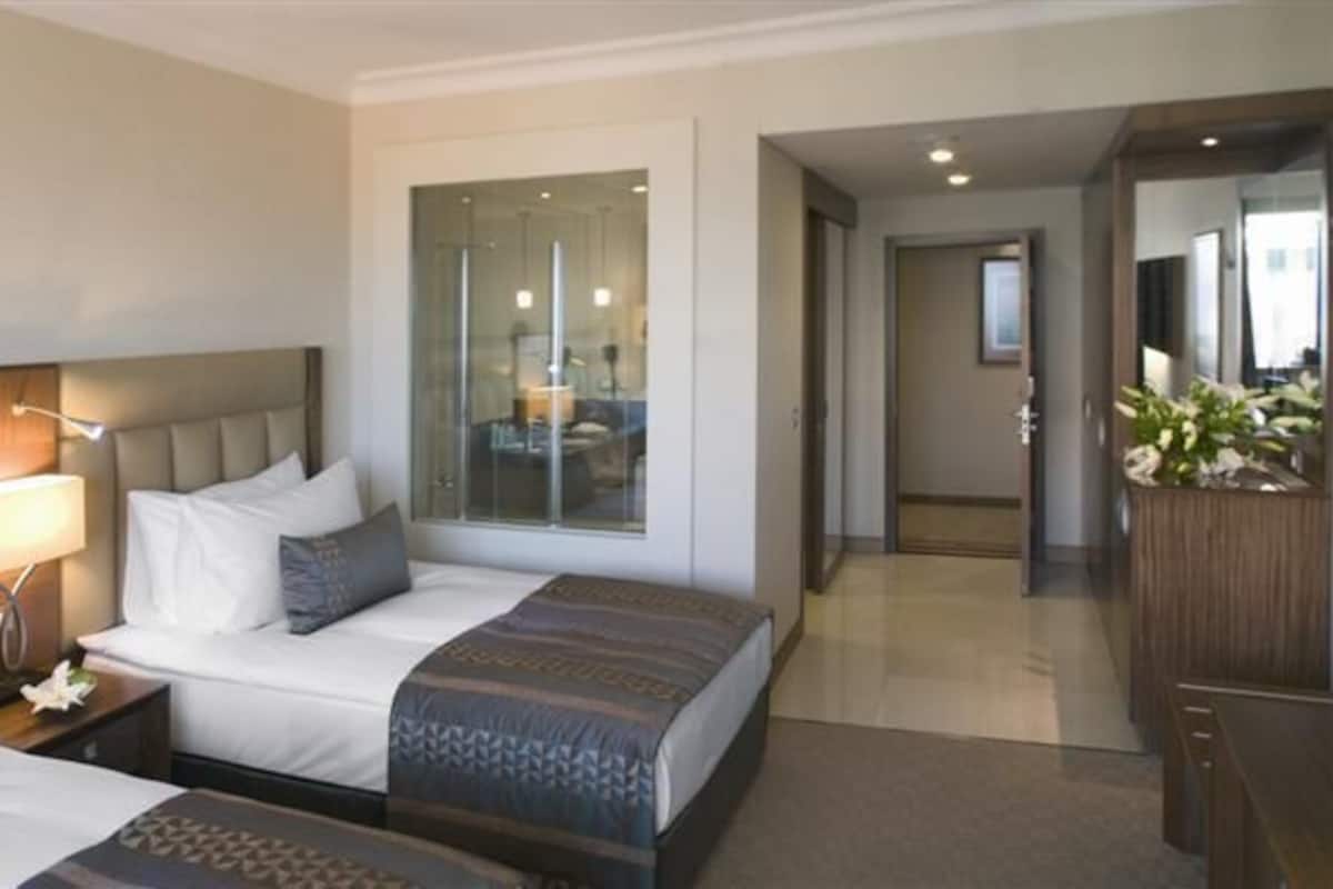 Minibar, in-room safe, desk, laptop workspace