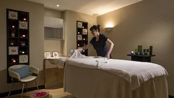 Sauna, steam room, body treatments, hot stone massages, Swedish massages