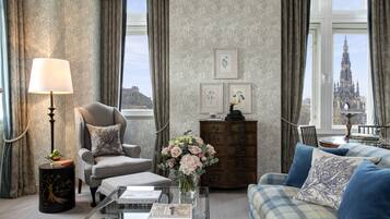 Premium bedding, minibar, in-room safe, desk