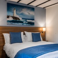 Casa de campo executiva, 1 cama King | Cofres nos quartos, escrivaninha, espaço de trabalho para notebook