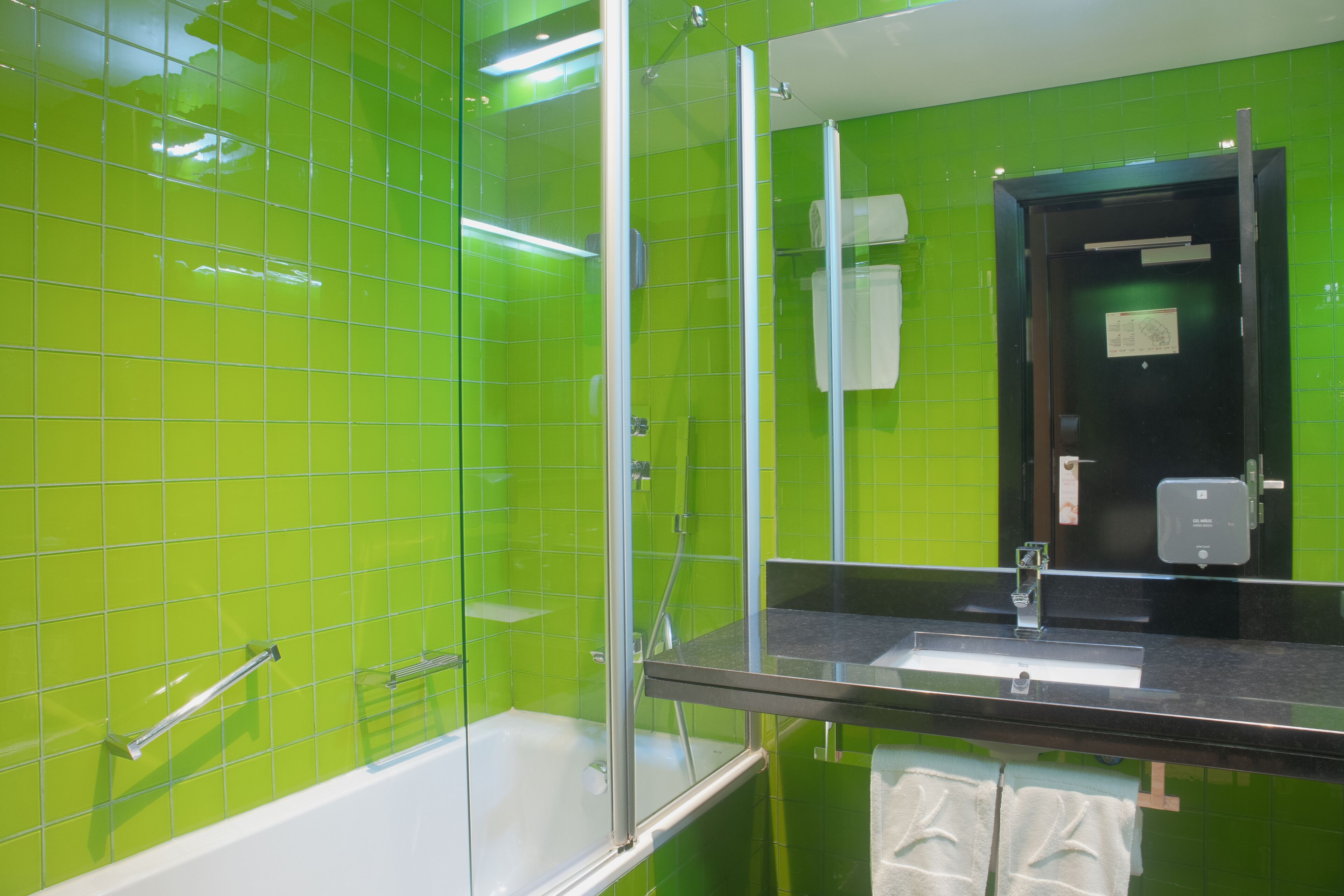 superior double room | bathroom | eco-friendly toiletries, hair dryer, bathrobes, bidet
