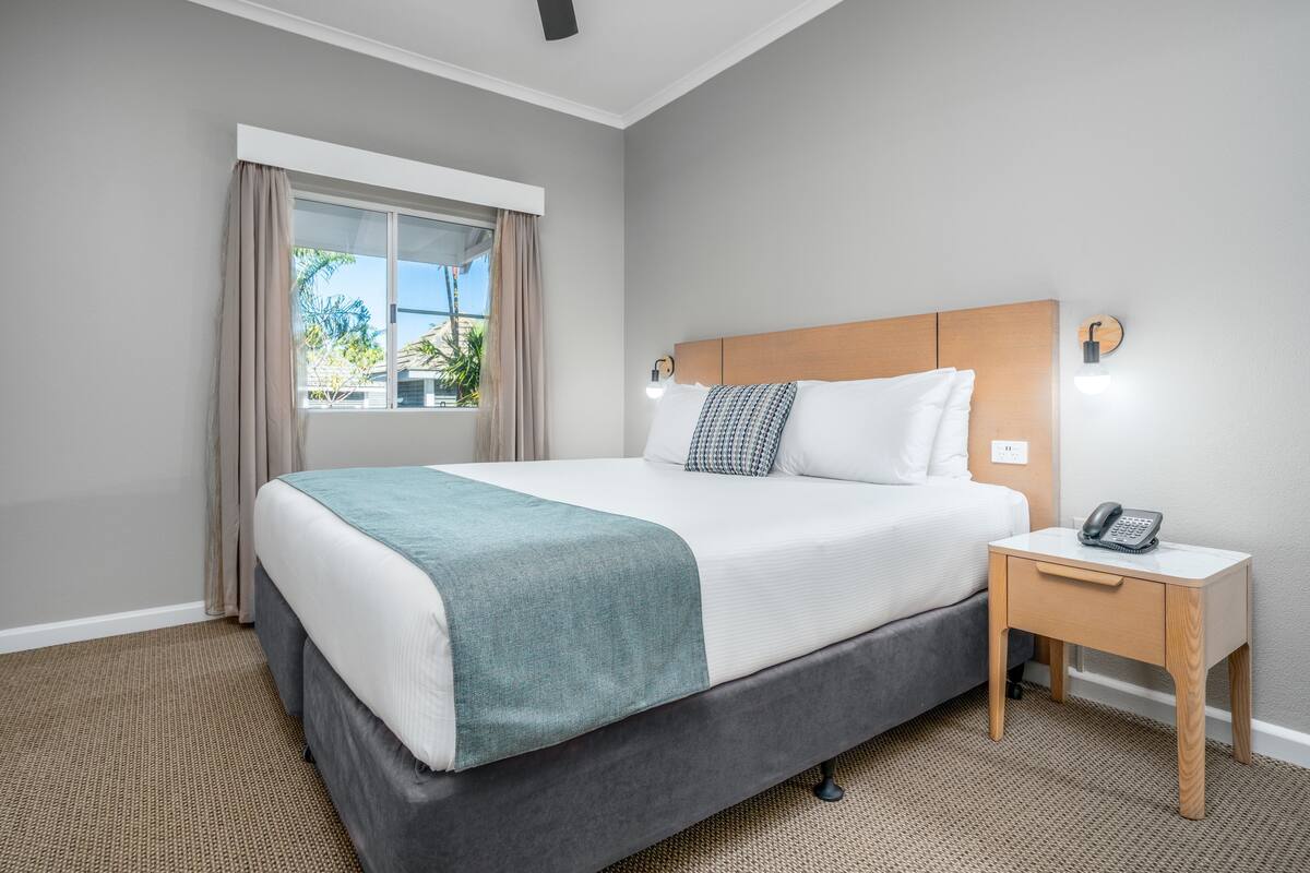 In-room safe, desk, blackout curtains, iron/ironing board