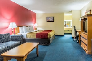 Chambre Standard, 1 très grand lit, non-fumeurs | Bureau, fer et planche à repasser, Wi-Fi gratuit, draps fournis