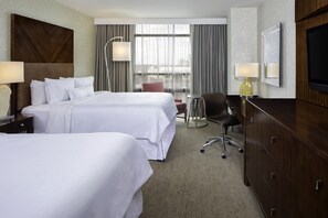 Premium bedding, pillow-top beds, in-room safe, desk