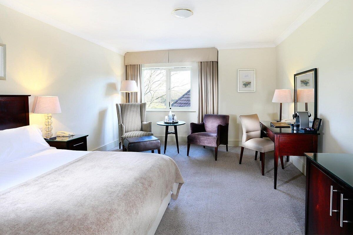 Deluxe Room, 1 King Bed | Premium bedding, desk, blackout curtains, iron/ironing board