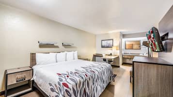 Habitación superior, 1 cama King size (Smoke Free) | Escritorio, cortinas blackout, cunas gratuitas y wifi gratis