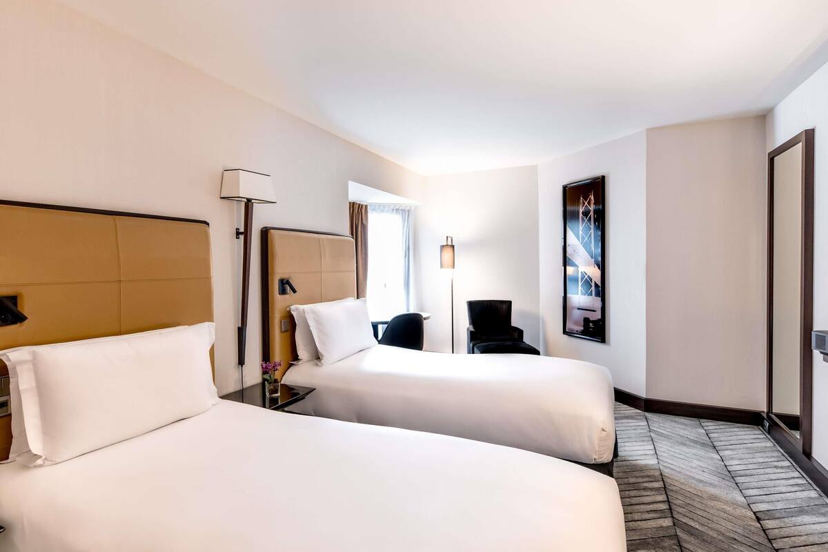Habitación de lujo, 2 camas individuales | Ropa de cama de alta calidad y minibar 