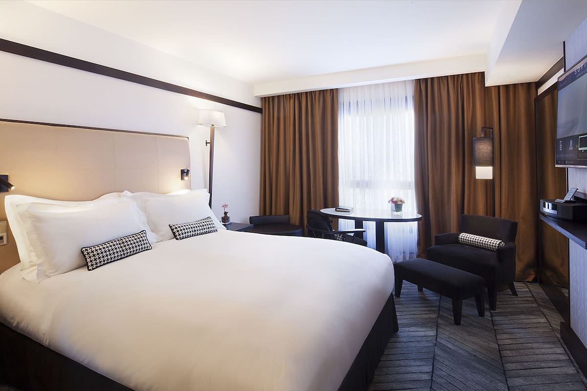 1 slaapkamer, luxe beddengoed, een minibar, een kluis op de kamer