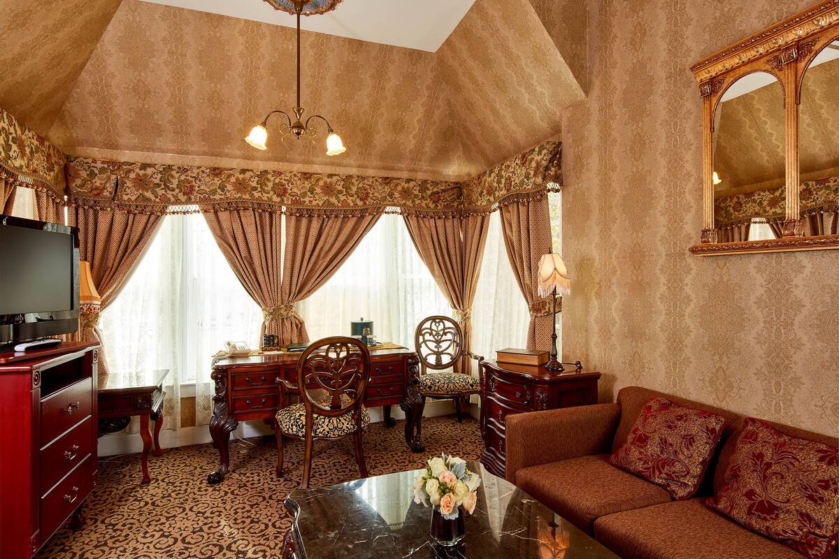 In-room safe, desk, blackout drapes, iron/ironing board
