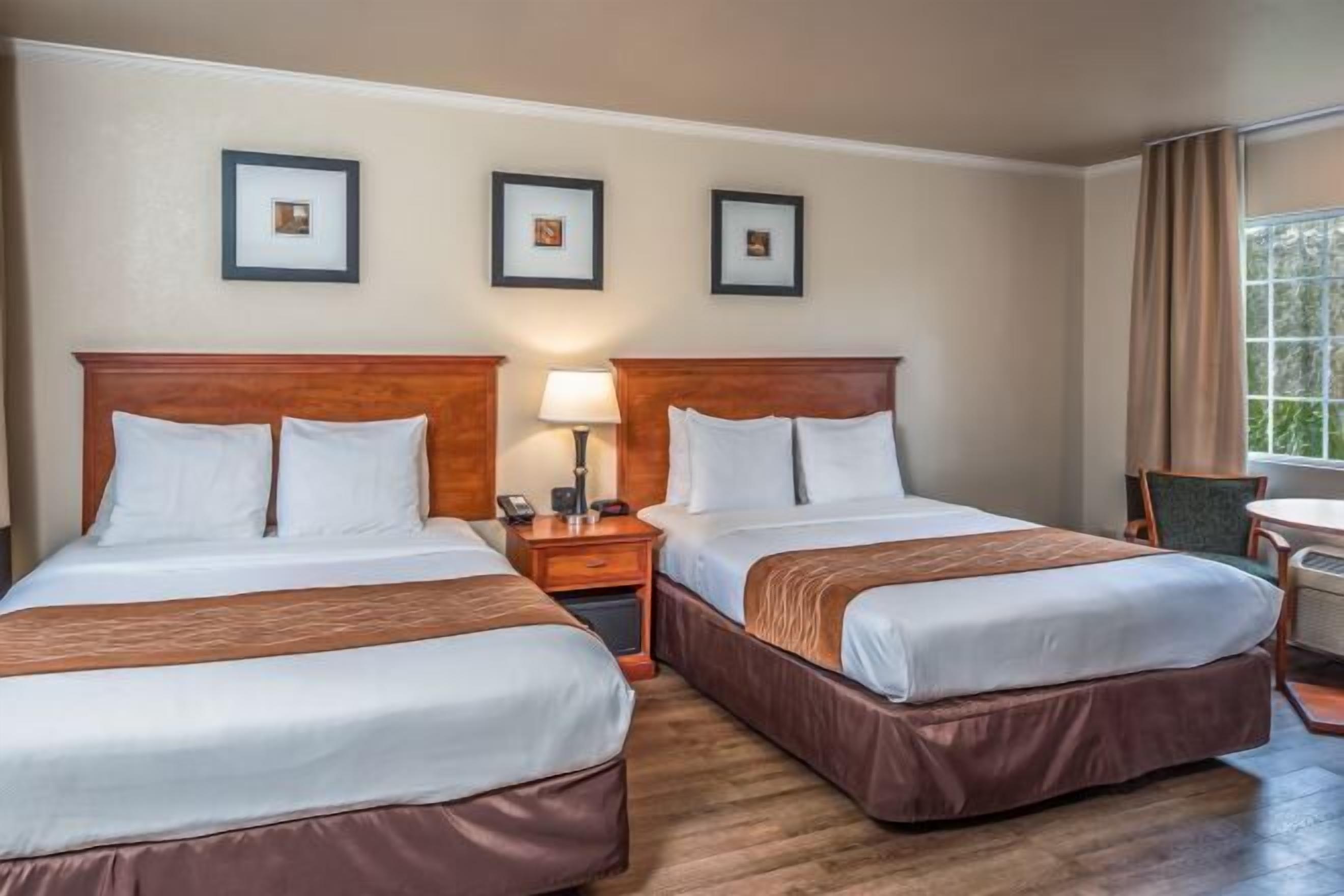 Pillowtop beds, in-room safe, iron/ironing board, free WiFi