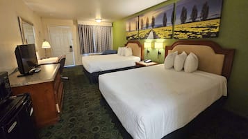 Room, Multiple Beds, Non Smoking | Desk, laptop workspace, free WiFi, bed sheets