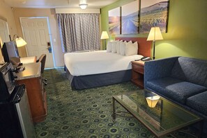 Room, 1 King Bed, Non Smoking | Desk, laptop workspace, free WiFi, bed sheets