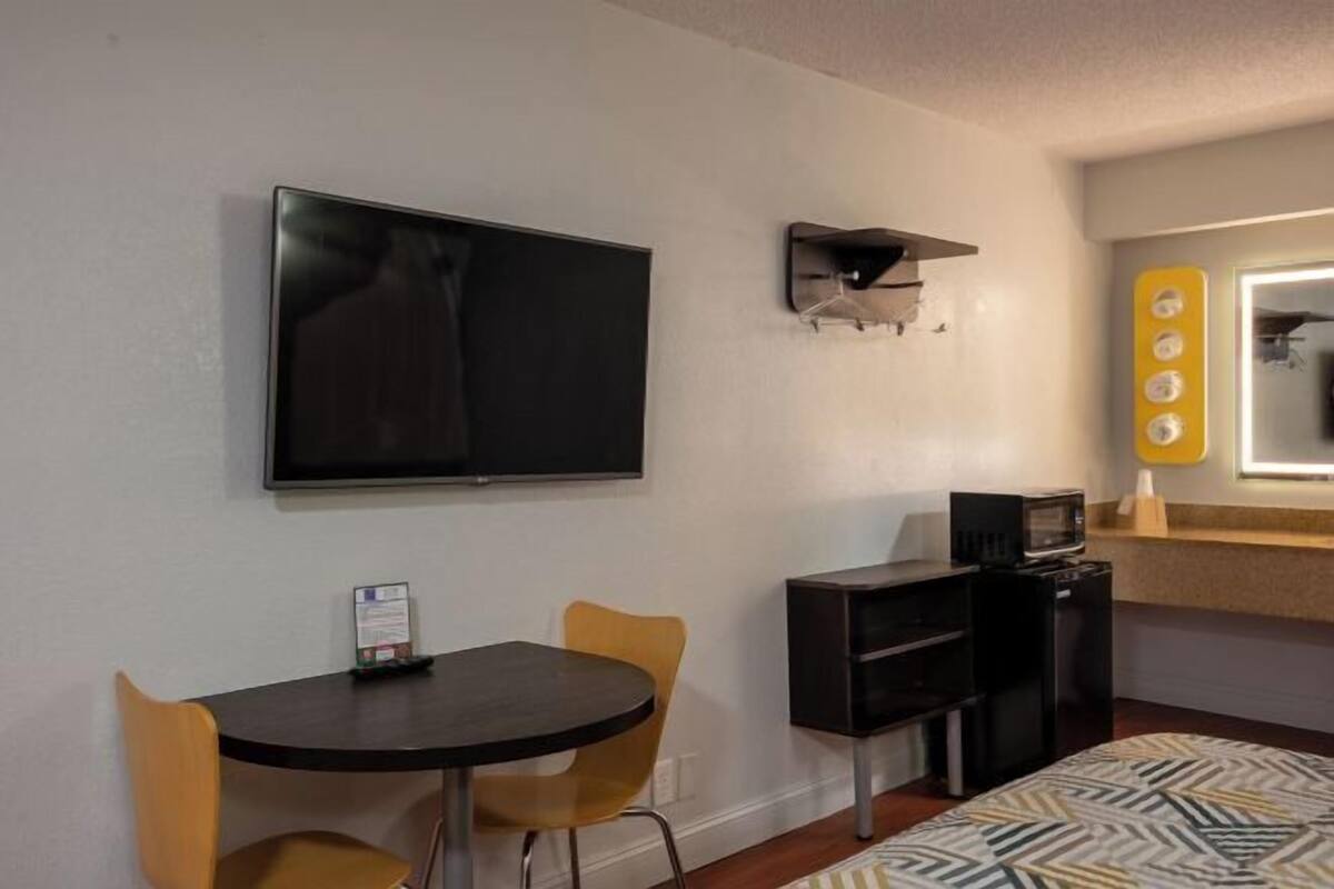 Desk, laptop workspace, iron/ironing board (on request), WiFi (free)