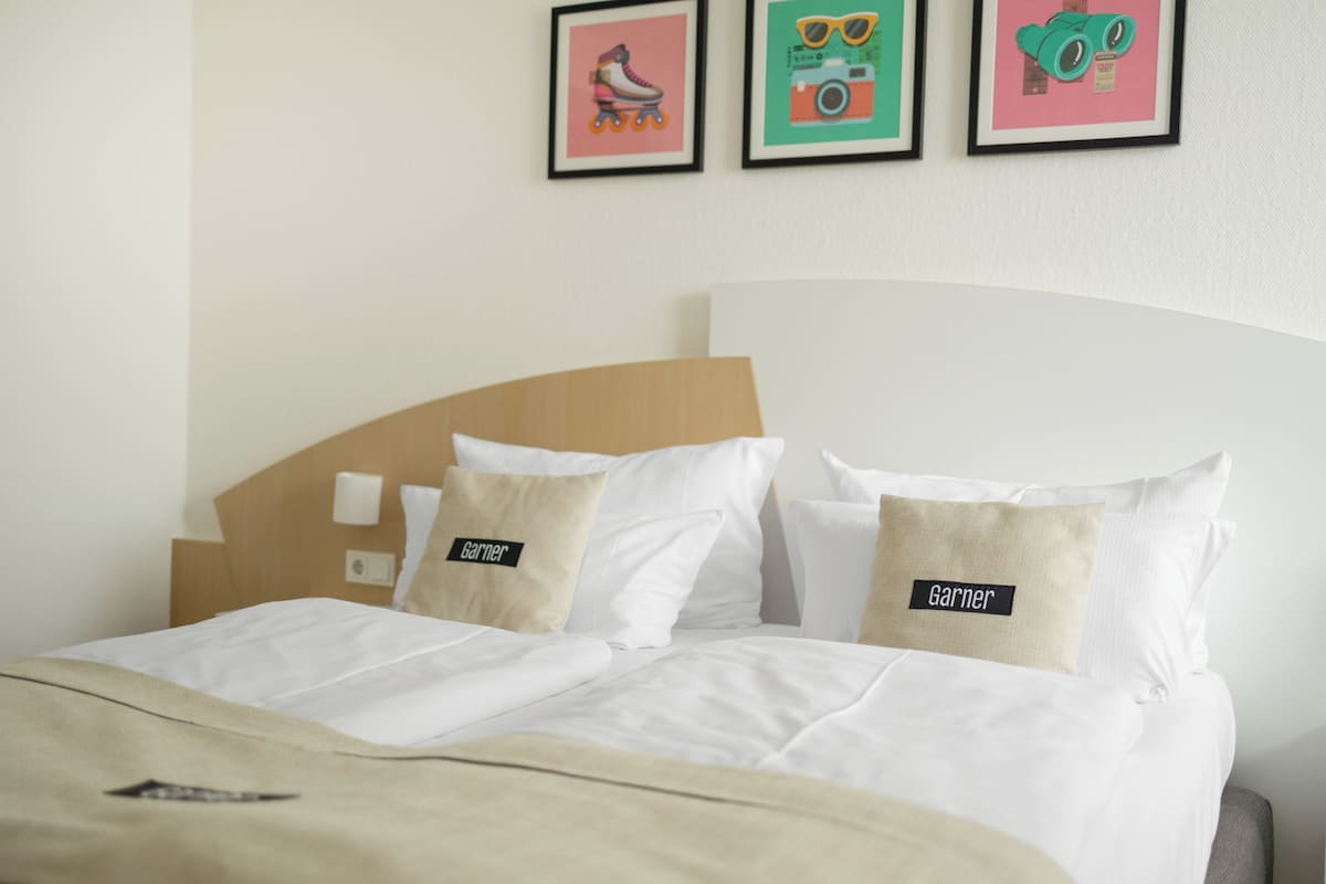 In-room safe, desk, laptop workspace, blackout drapes