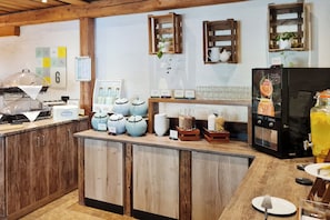 Daily buffet breakfast (EUR 16 per person)