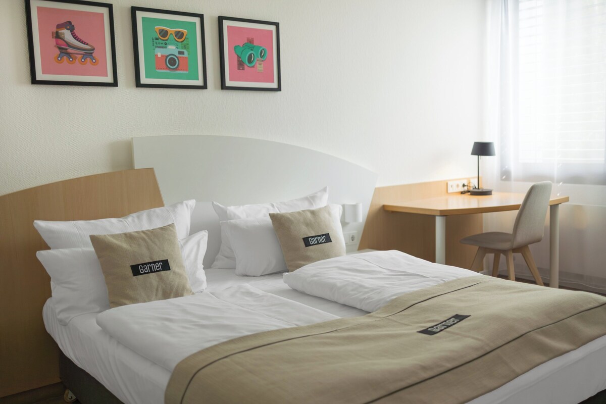 In-room safe, desk, laptop workspace, blackout drapes