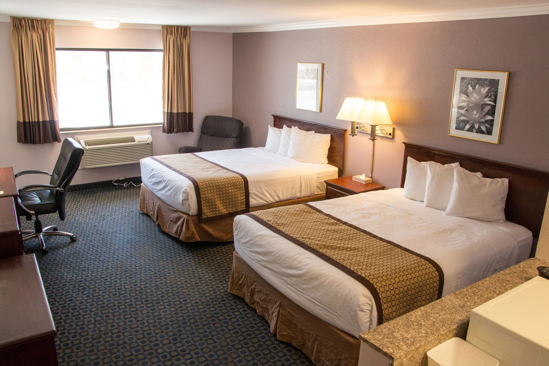 Desk, iron/ironing board, free WiFi, bed sheets