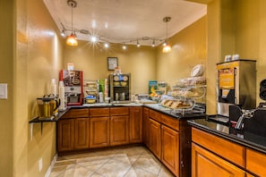 Guests can prepare meals in this well-equipped kitchen with ample space for food preparation.