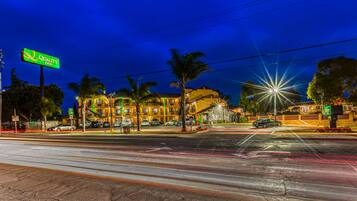 Front of property – evening/night