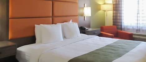Blackout drapes, free cribs/infant beds, free rollaway beds, free WiFi