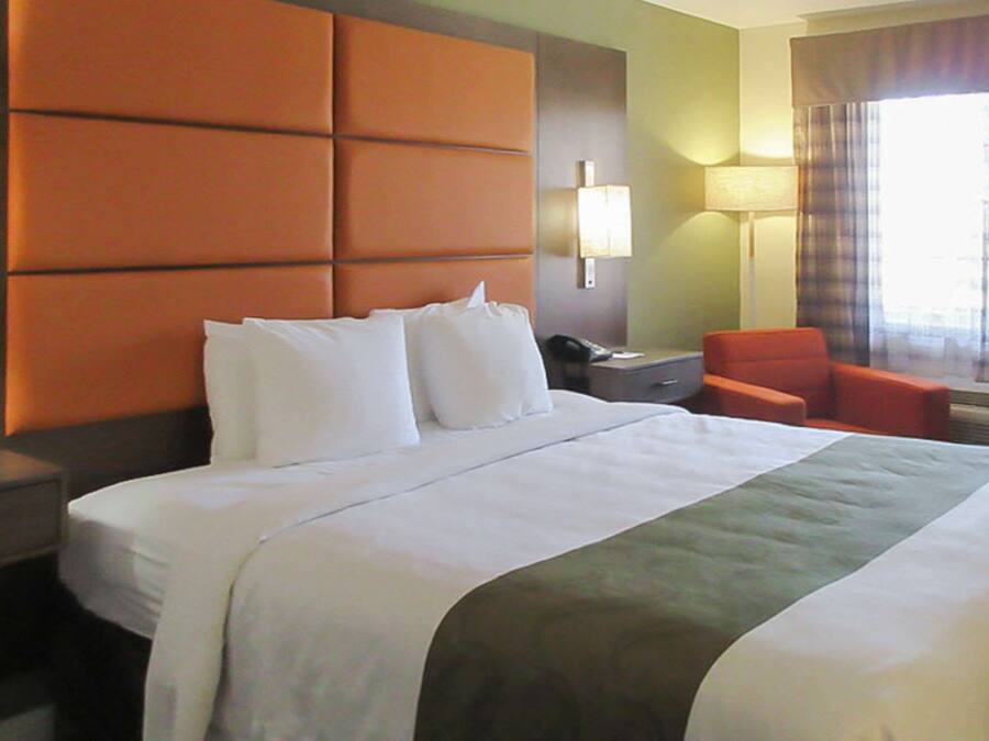 Blackout curtains, free cots/infant beds, free rollaway beds, free WiFi