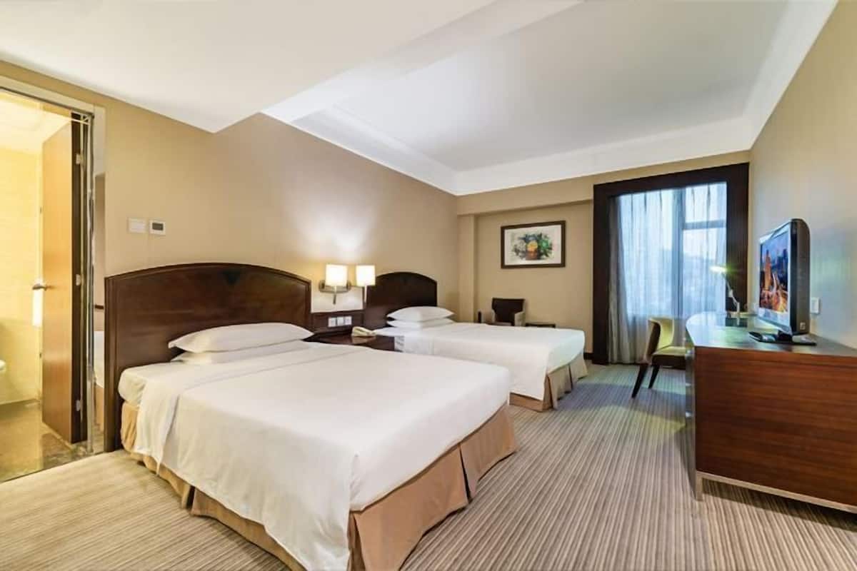 1 chambre, couette en duvet, coffre-fort, rideaux dâobscurcissement