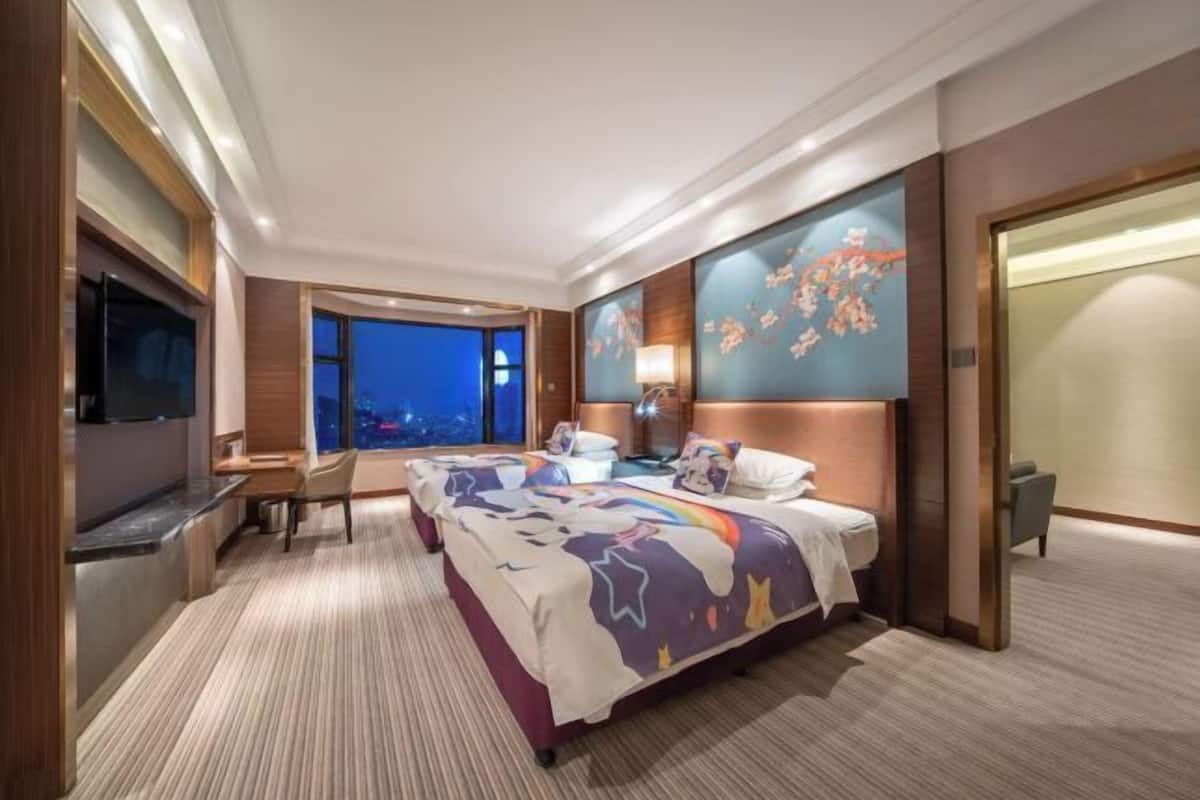 1 chambre, couette en duvet, coffre-fort, rideaux dâobscurcissement