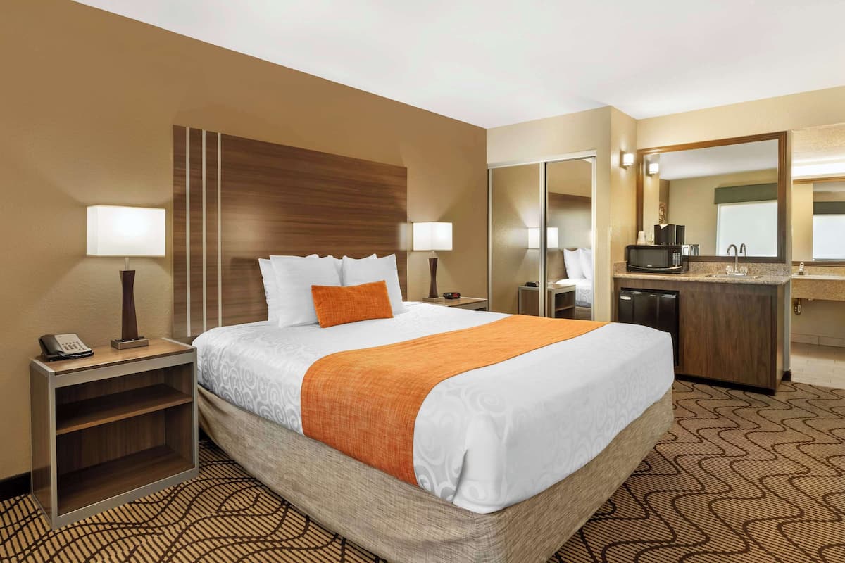 In-room safe, desk, blackout curtains, iron/ironing board