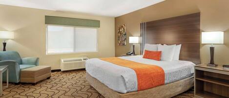 In-room safe, desk, blackout drapes, iron/ironing board