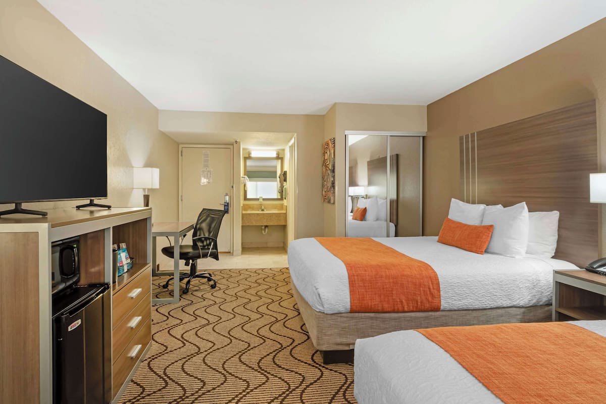 In-room safe, desk, blackout curtains, iron/ironing board