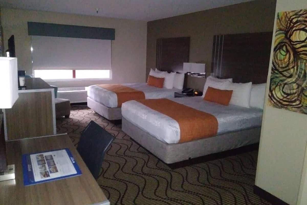 In-room safe, desk, blackout drapes, iron/ironing board