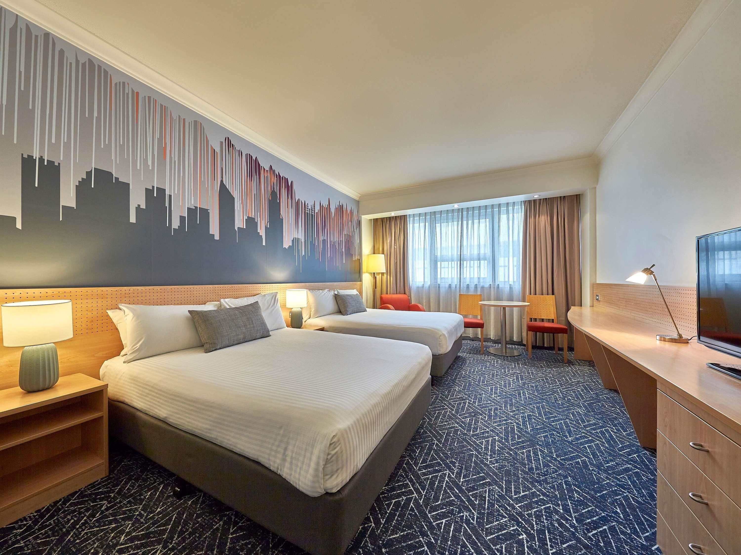 Classic Room, 2 Double Beds | Minibar, in-room safe, desk, soundproofing