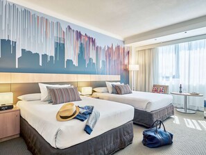 Superior Double Room, 2 Double Beds | 1 bedroom, minibar, in-room safe, desk