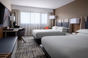 Egyptian cotton sheets, premium bedding, down duvets, Tempur-Pedic beds