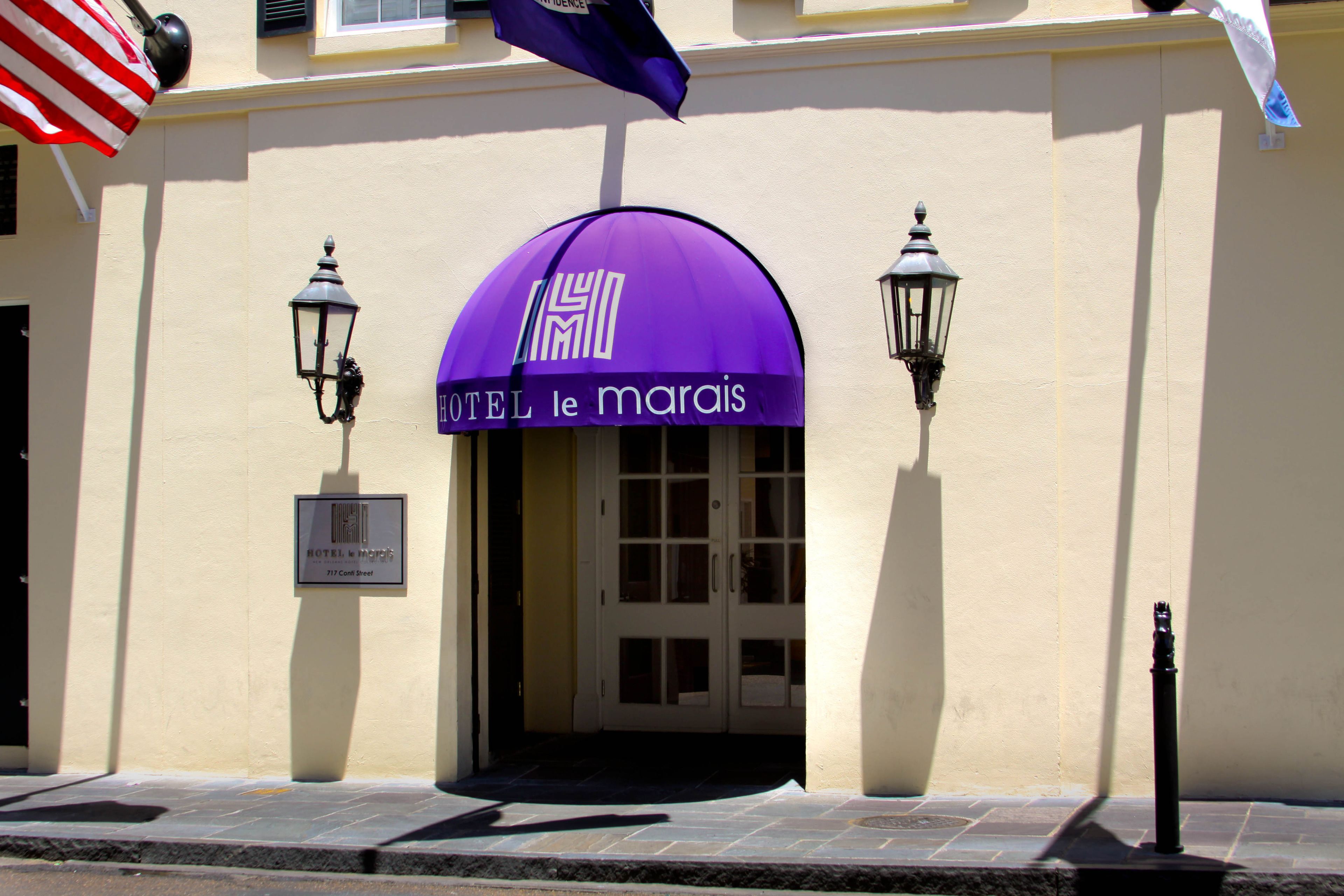 Façade de l’hébergement