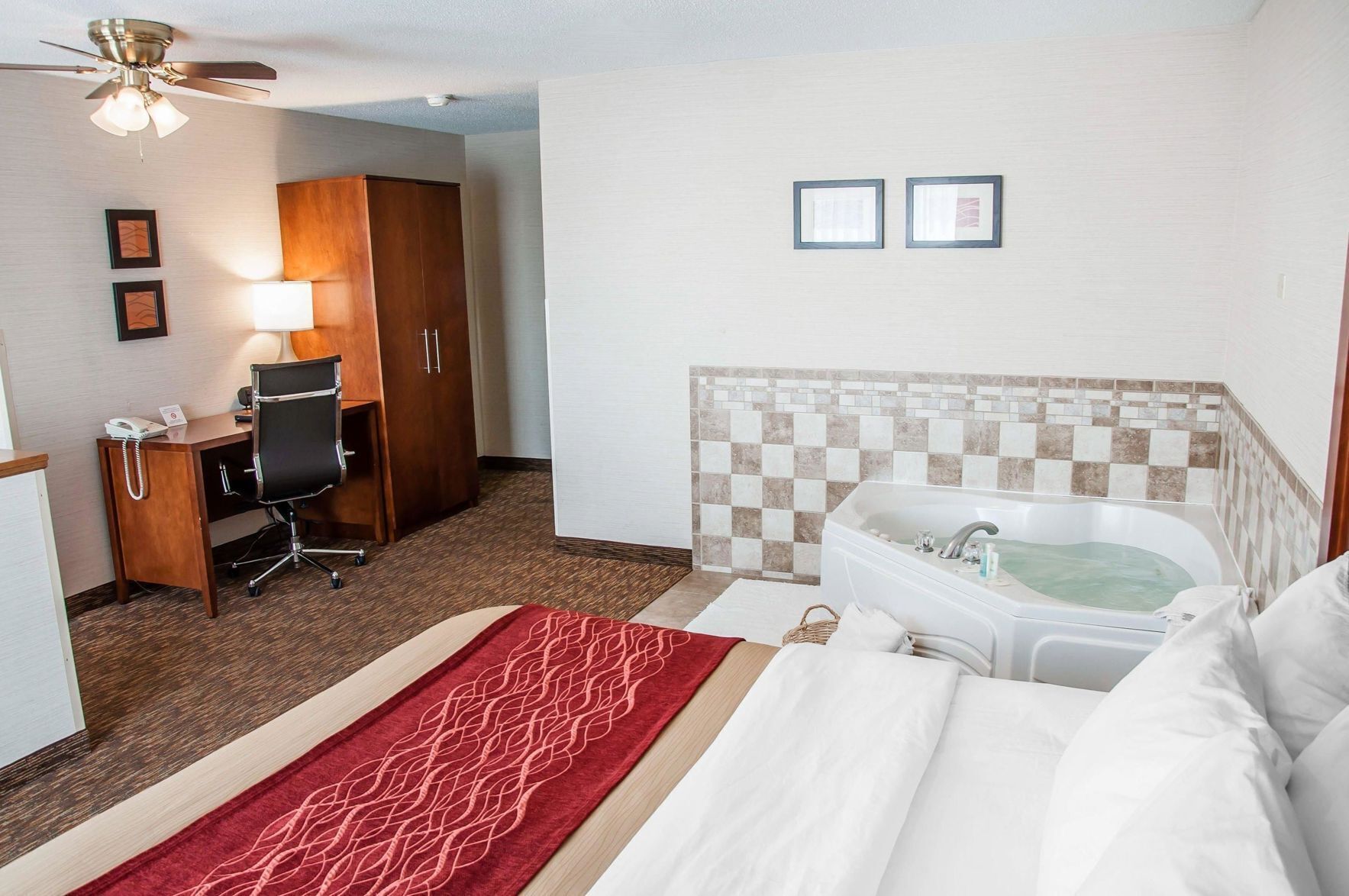 Blackout drapes, iron/ironing board, free cribs/infant beds, free WiFi