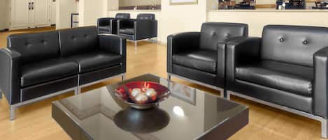 Sala de estar en el lobby