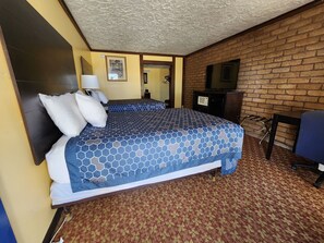 Room, 2 Queen Beds | Desk, iron/ironing board, rollaway beds, free WiFi