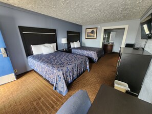 Room, 2 Queen Beds | Desk, iron/ironing board, rollaway beds, free WiFi