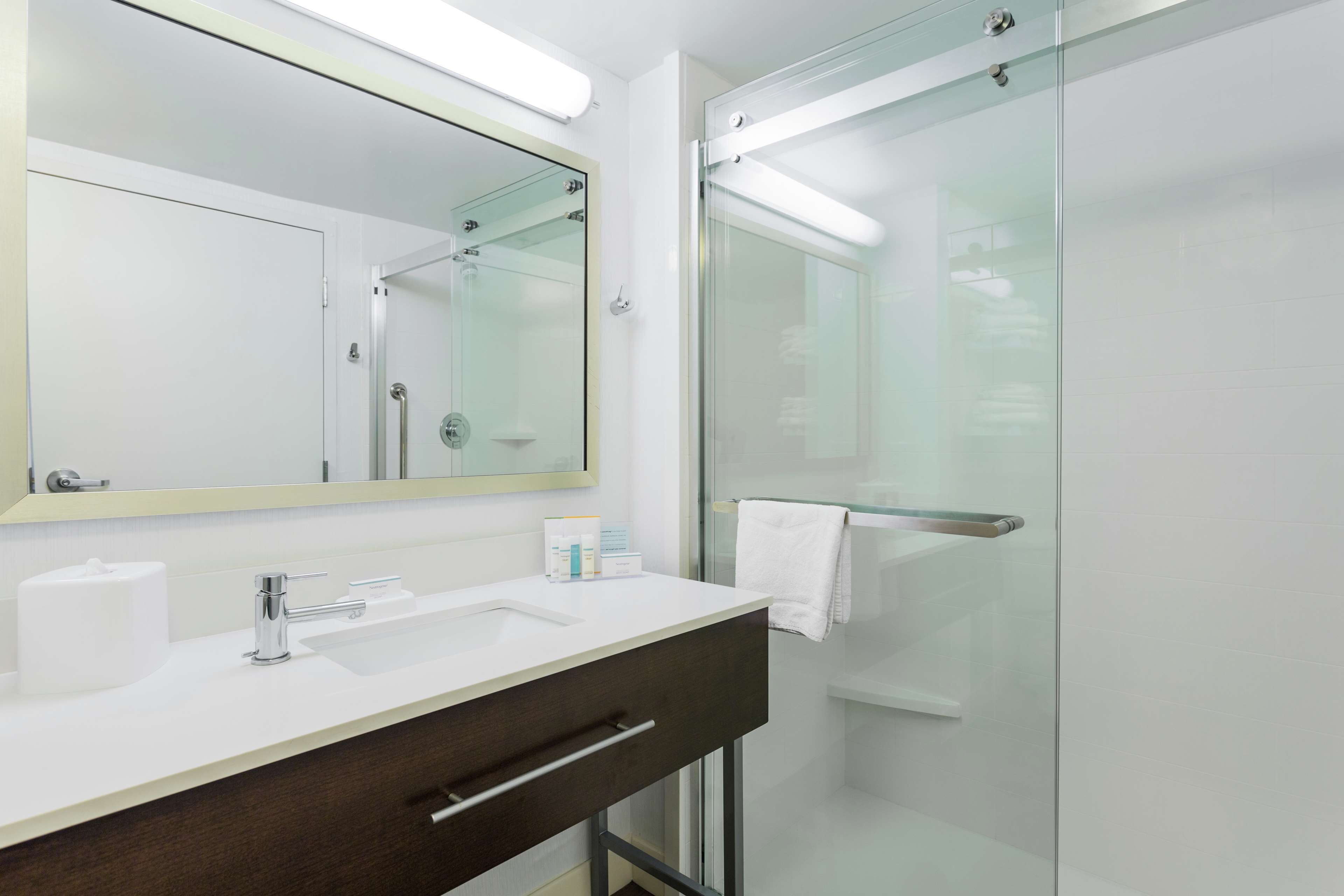 free toiletries, hair dryer, towels, soap