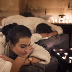 Couples treatment room(s), sauna, steam room, body treatments