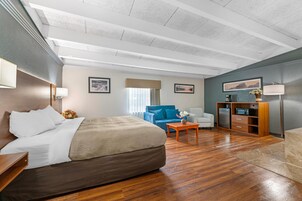 In-room safe, desk, iron/ironing board, free cribs/infant beds
